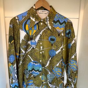 Tory Burch Printed Silk Twill Blouse